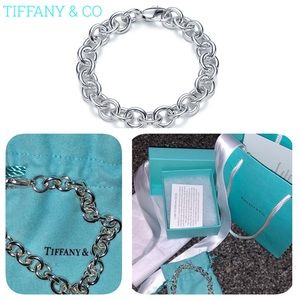 NEW TIFFANY & CO Round Link silver Bracelet!